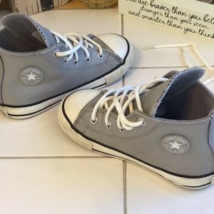 ‘Converse’ All Star Leather/Wool Hi-Top Sneakers